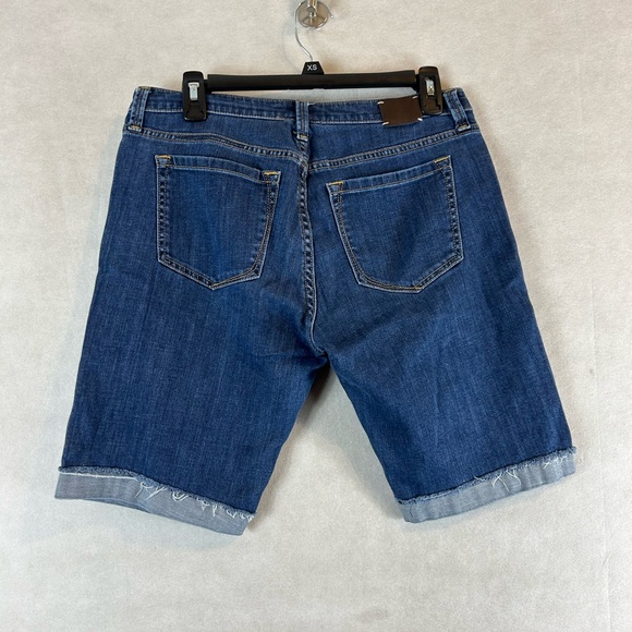 Banana Republic Jeans  Denim Bermuda Shorts Color Blue Size 30 - Picture 3 of 6